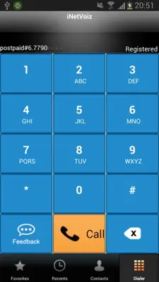 iNetVoiz android App screenshot 2